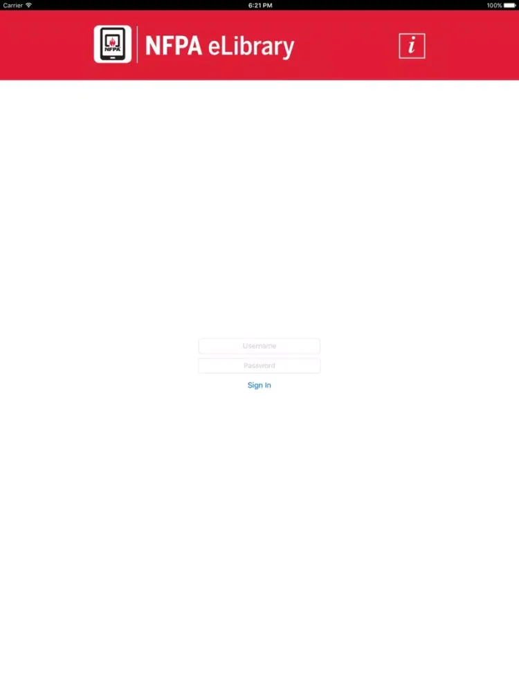 NFPA eLibrary iPad 應用截圖