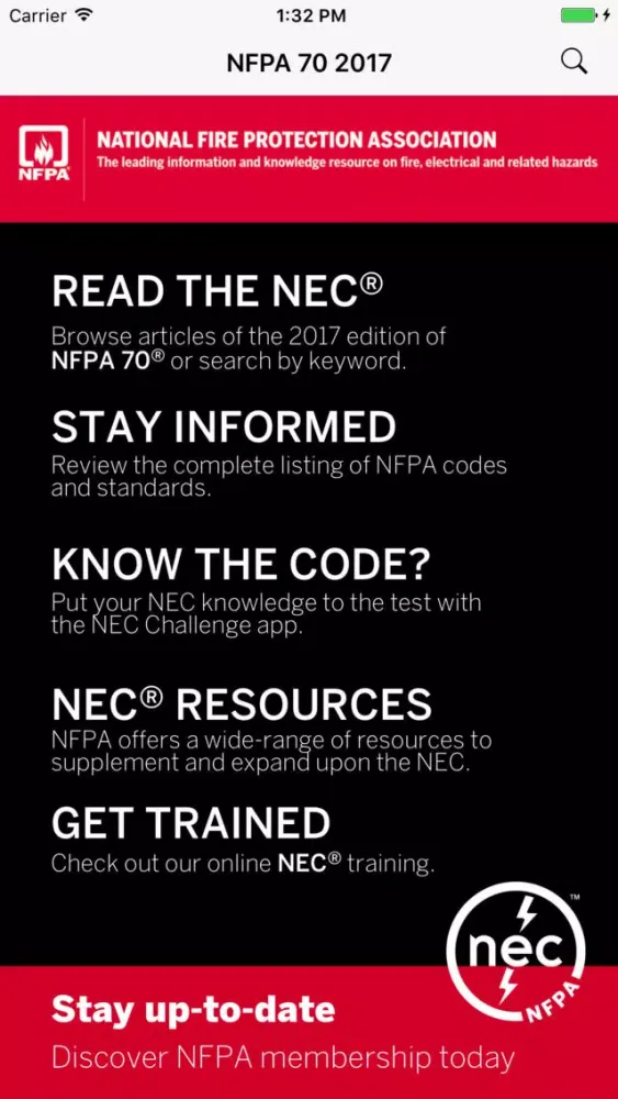 NFPA 70®: NEC® 2017 Edition应用截图