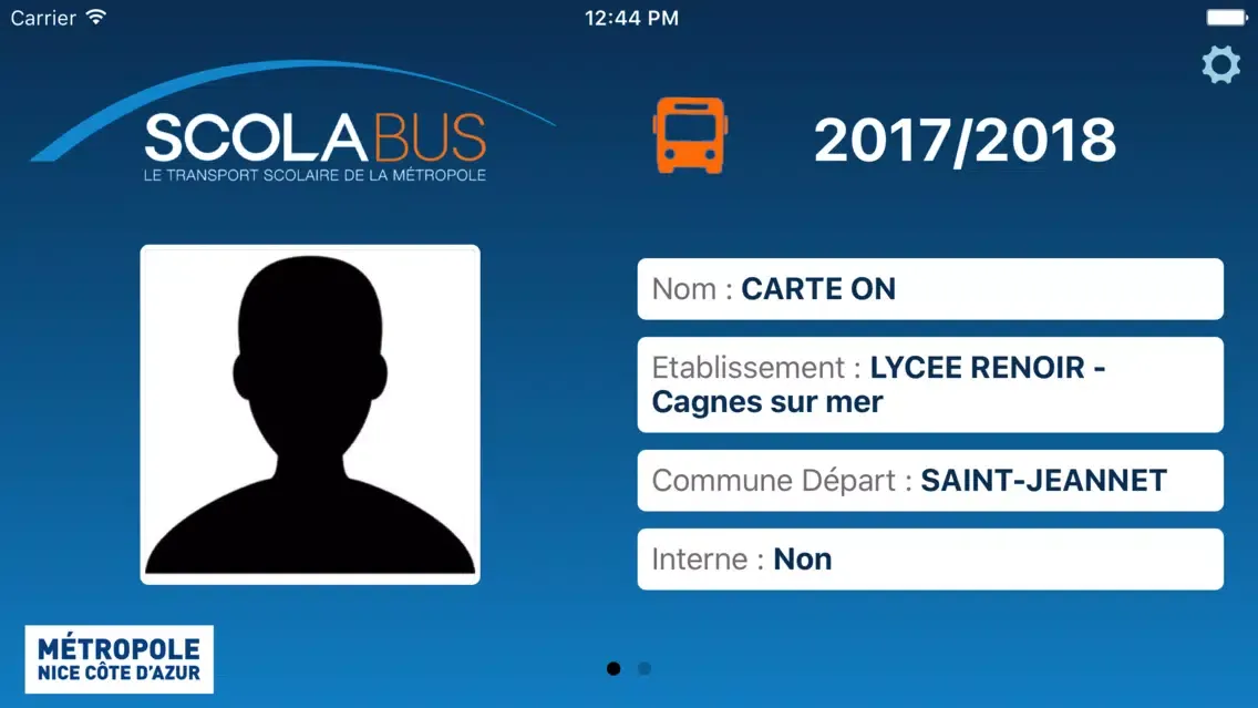 Captures d'écran de Pass Scolabus