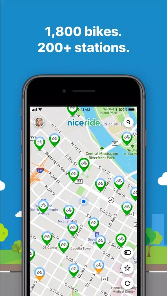 Ảnh chụp màn hình của Nice Ride Bike Share