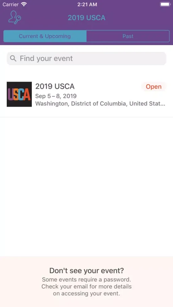 Tangkapan skrin 2019 USCA