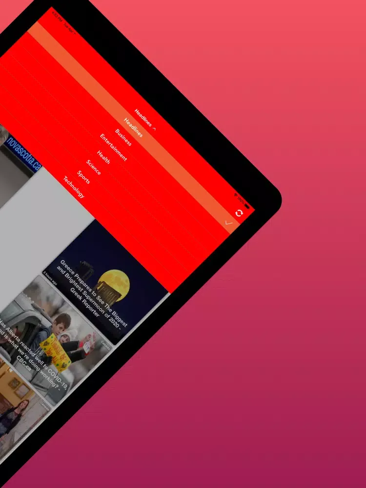 News · iPad 应用截图