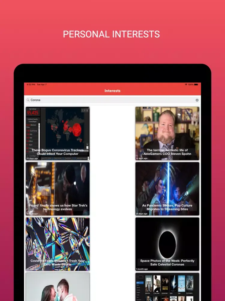 News · iPad 应用截图