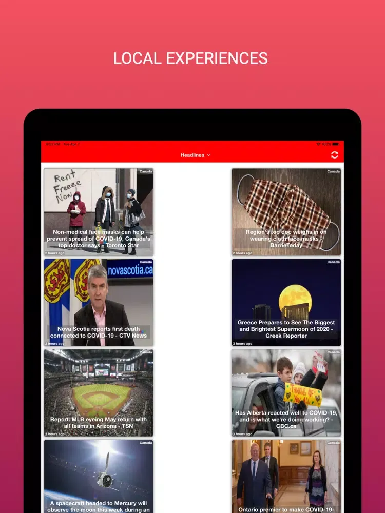 News · iPad 应用截图