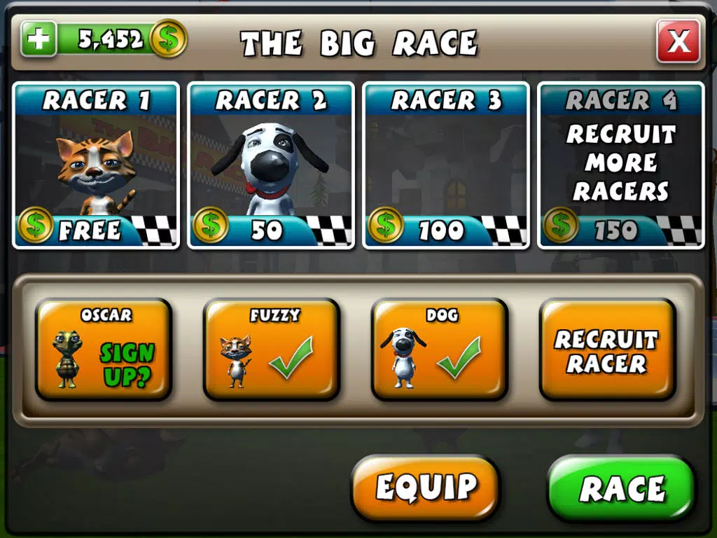 Screenshot di The Fast and Furriest iPad 