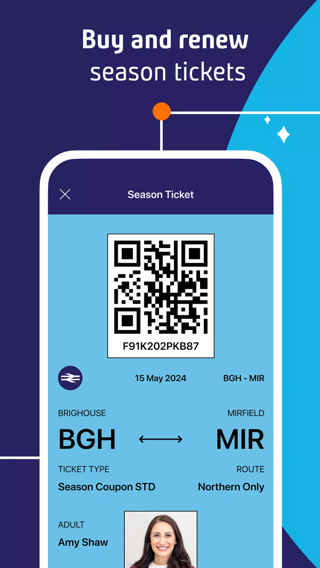 Northern train tickets & times Screenshots