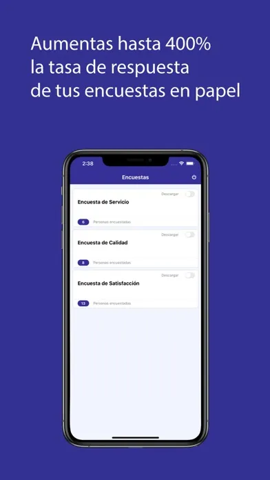 EVAA Survey سکرین شاٹس
