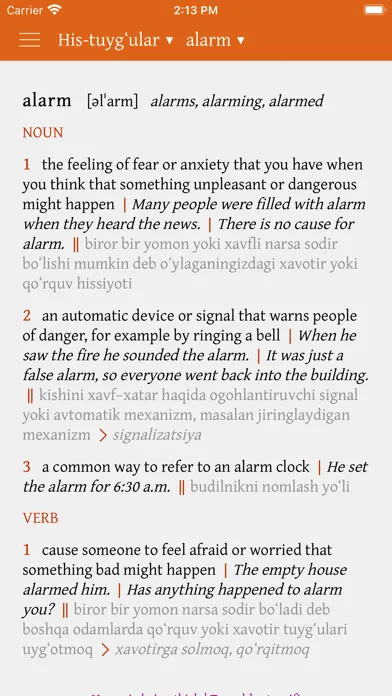 Capturas de pantalla de Expand Your English: O'zbekcha