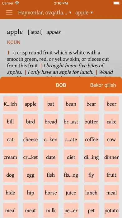 Capturas de pantalla de Expand Your English: O'zbekcha