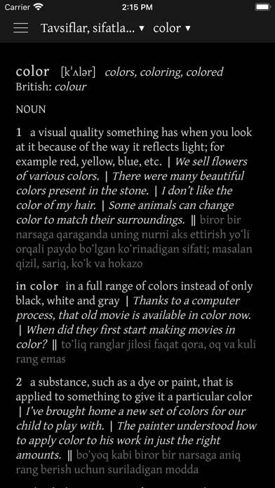 Capturas de pantalla de Expand Your English: O'zbekcha