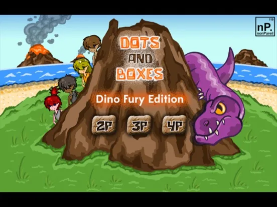 Dots and Boxes - Dino Fury Edition iPad  Ekran Görüntüleri