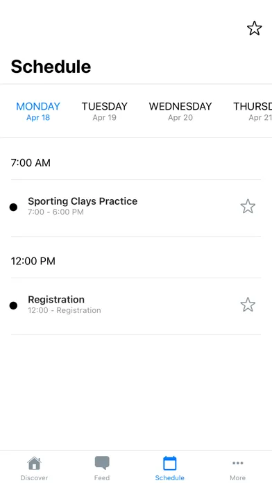 NSCA Events App應用截圖
