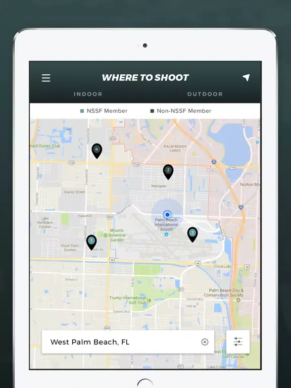 Where To Shoot iPad  Screenshots