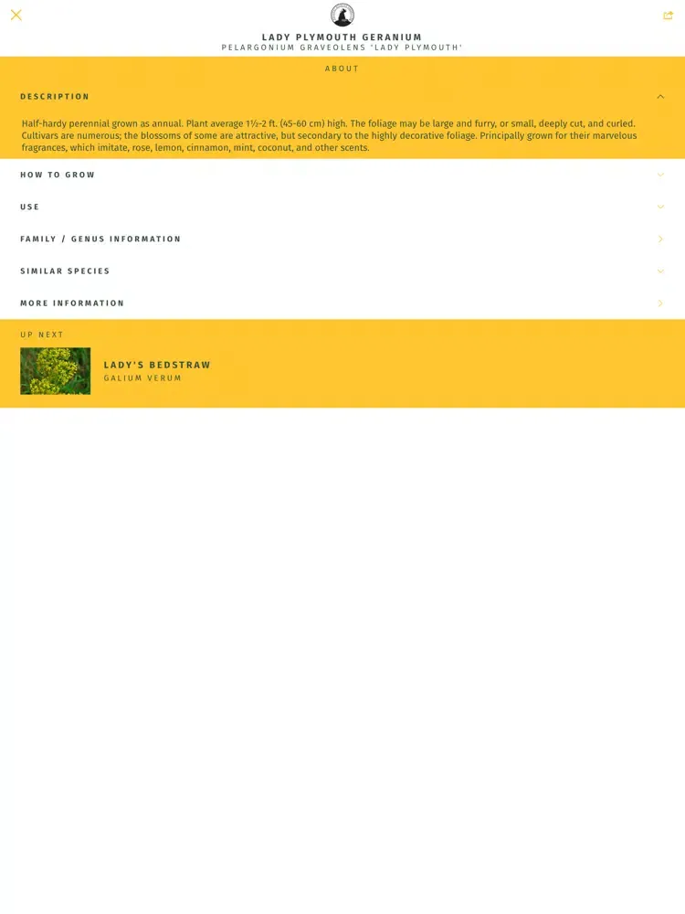NWF Guide to Herbs iPad  স্ক্রিনশট