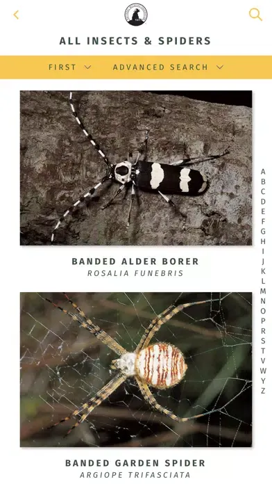 Capturas de pantalla de NWF Guide to Insects & Spiders