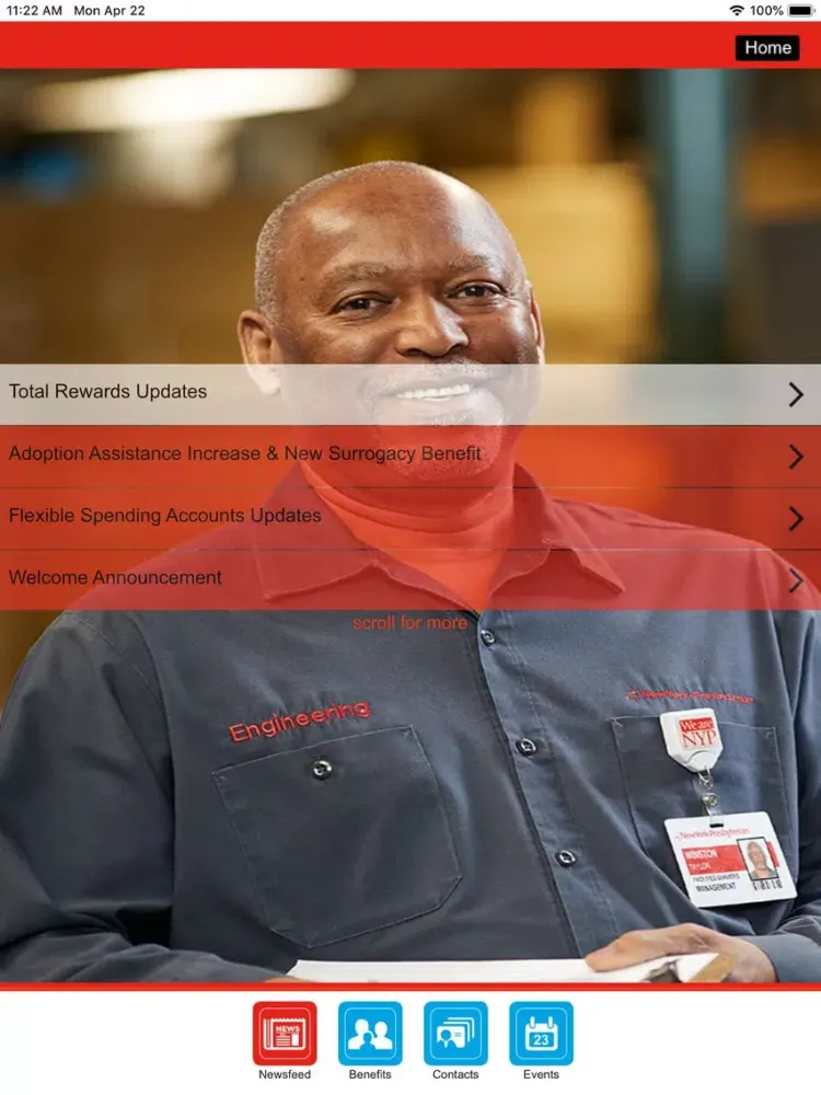 تصاویر NYP Total Rewards iPad 