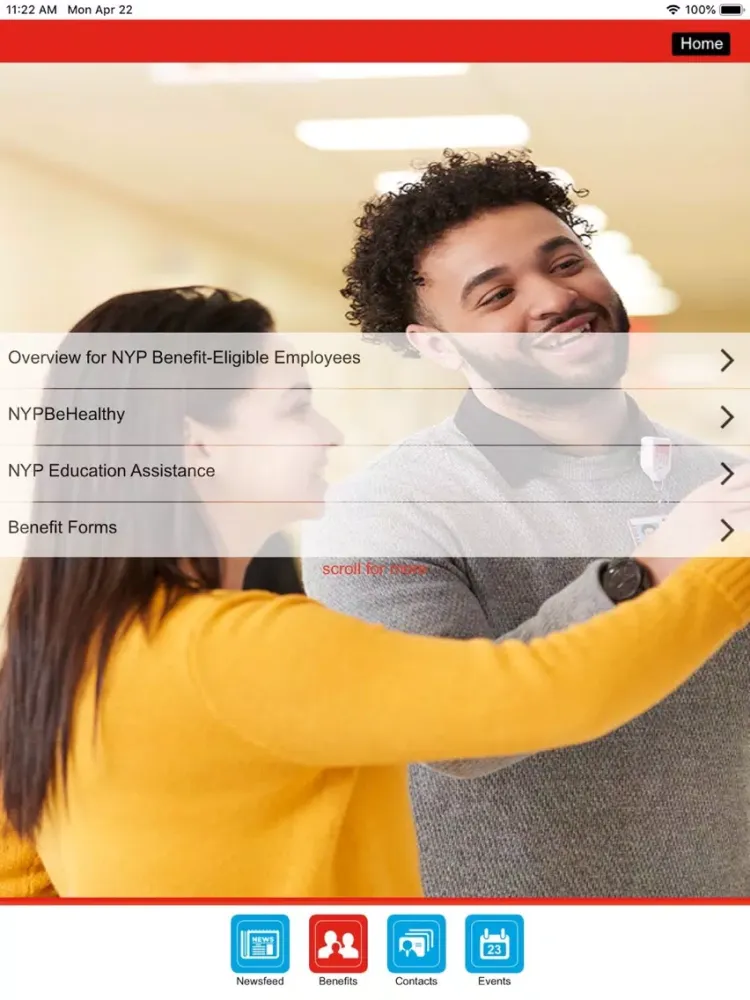 تصاویر NYP Total Rewards iPad 