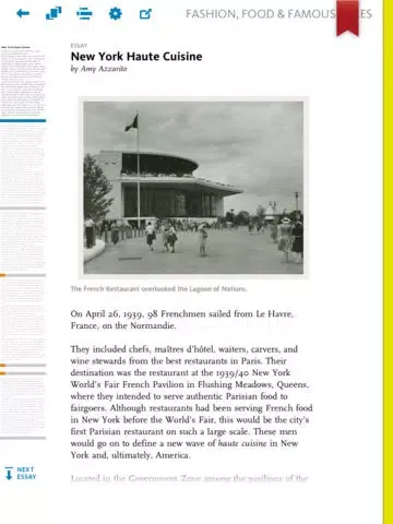 Скриншоты NYPL Biblion: World's Fair iPad 
