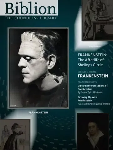 Zrzuty ekranu NYPL Biblion: Frankenstein iPad 