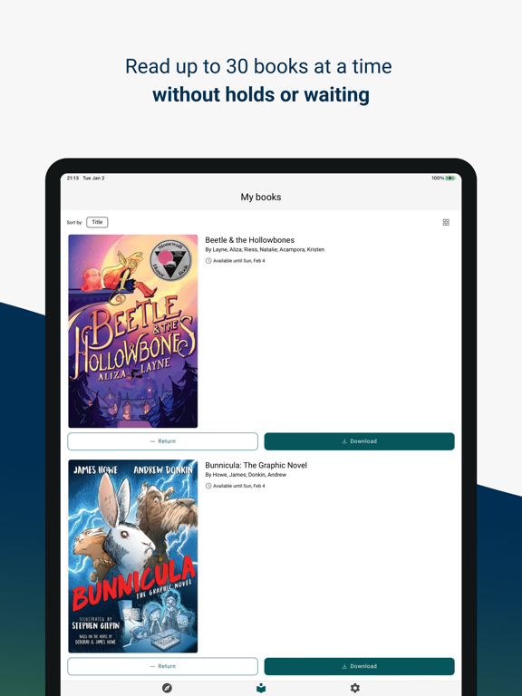 Open eBooks iPad  スクリーンショット