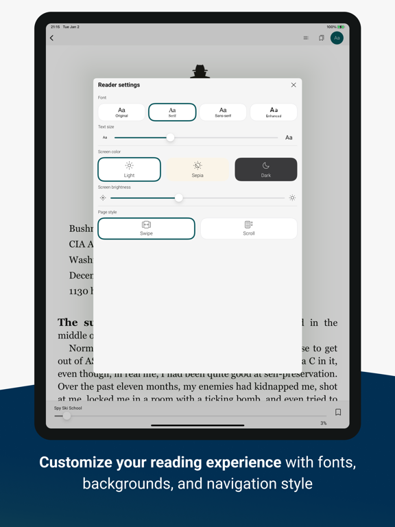 Open eBooks iPad  スクリーンショット