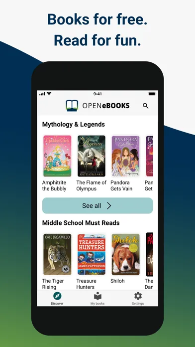 Tangkapan skrin Open eBooks