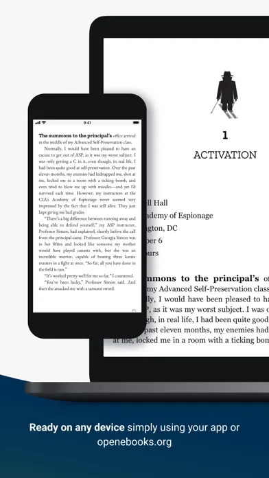 Tangkapan skrin Open eBooks