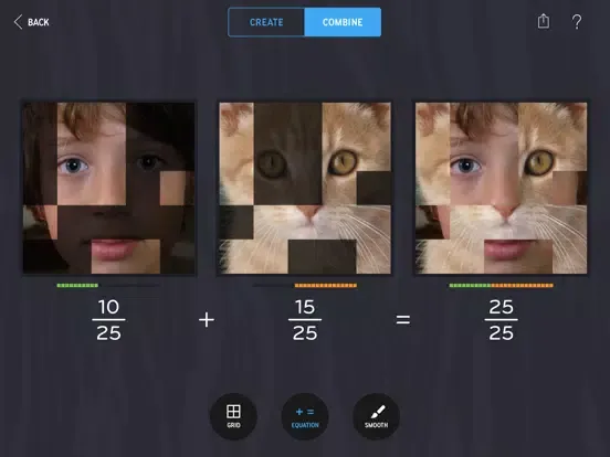 Fraction Mash iPad 应用截图