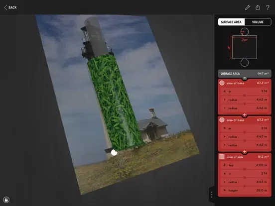 ภาพหน้าจอของ Volumize iPad 