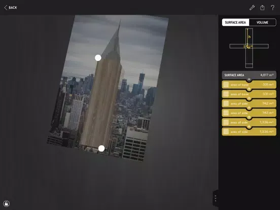 ภาพหน้าจอของ Volumize iPad 