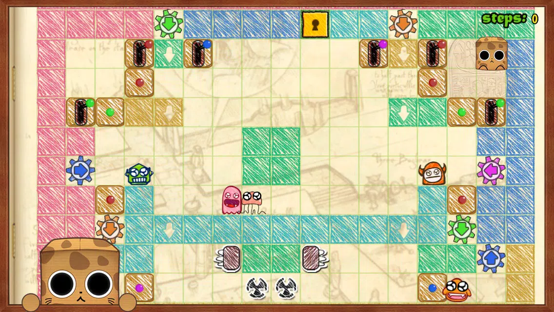 Doodle Cubes vs Aliens Free スクリーンショット
