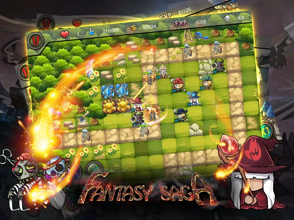 Capturas de tela do Fantasy Saga iPad 