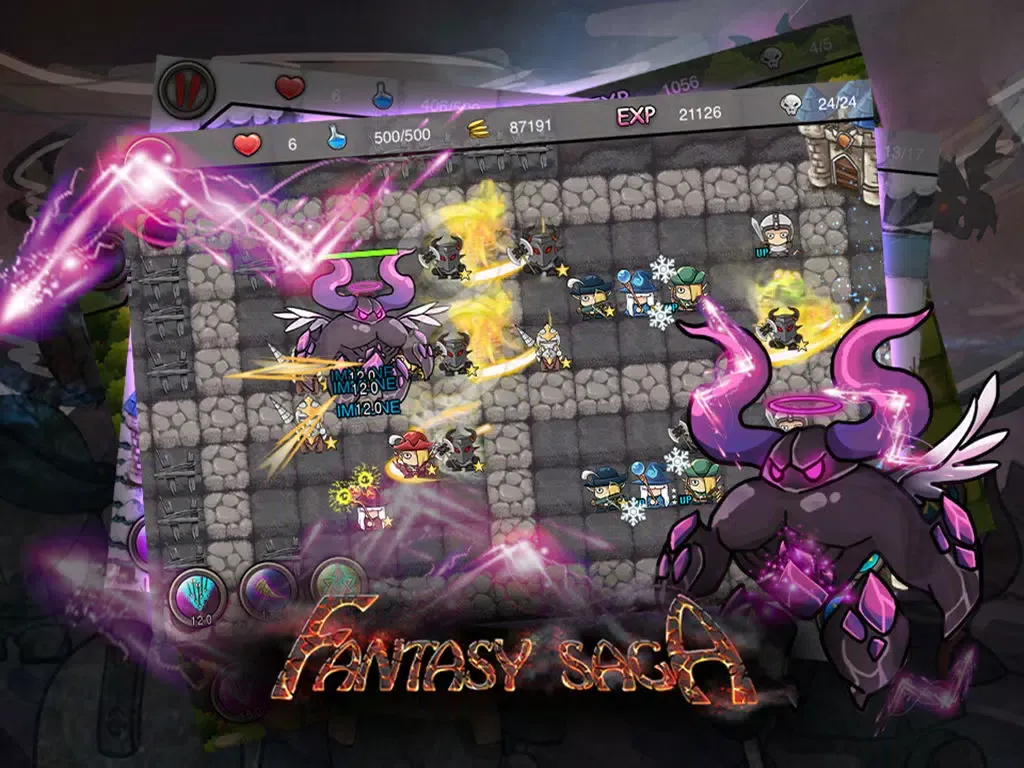 Capturas de tela do Fantasy Saga iPad 