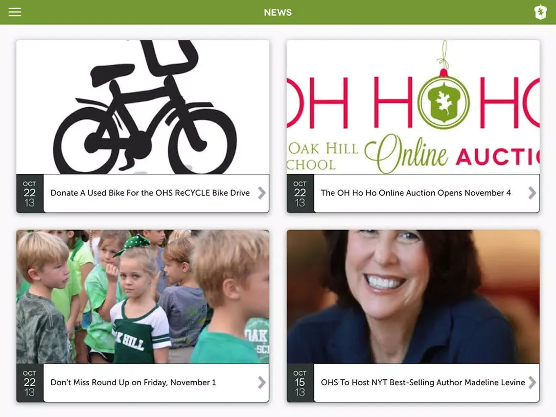 Oak Hill School App, Nashville, Tenn. iPad  Screenshots