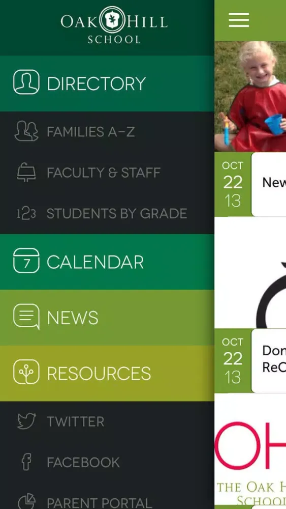 Oak Hill School App, Nashville, Tenn. Screenshots