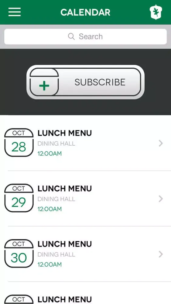 Oak Hill School App, Nashville, Tenn. Screenshots