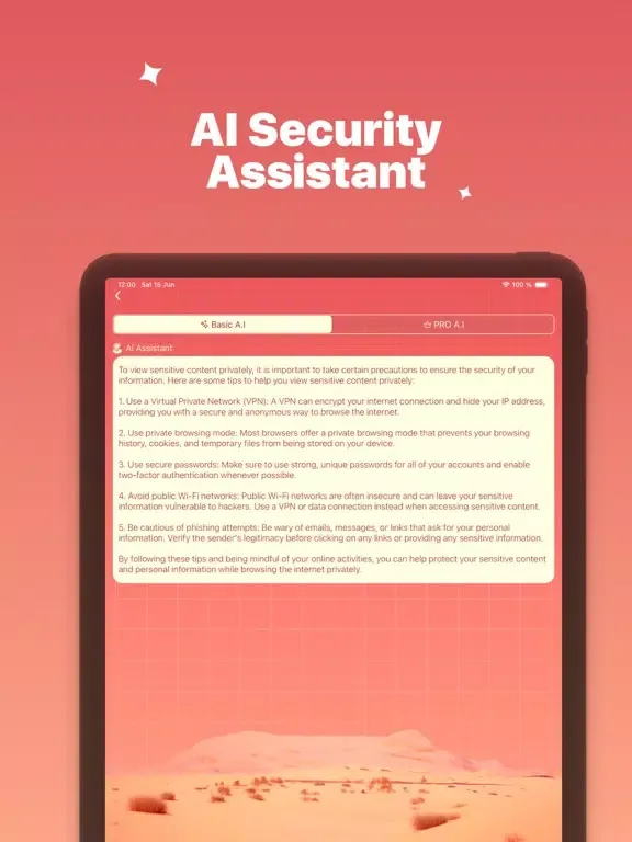 Observer - Safe & Security iPad  स्क्रीनशॉट