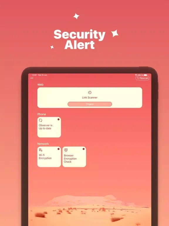 Observer - Safe & Security iPad  स्क्रीनशॉट