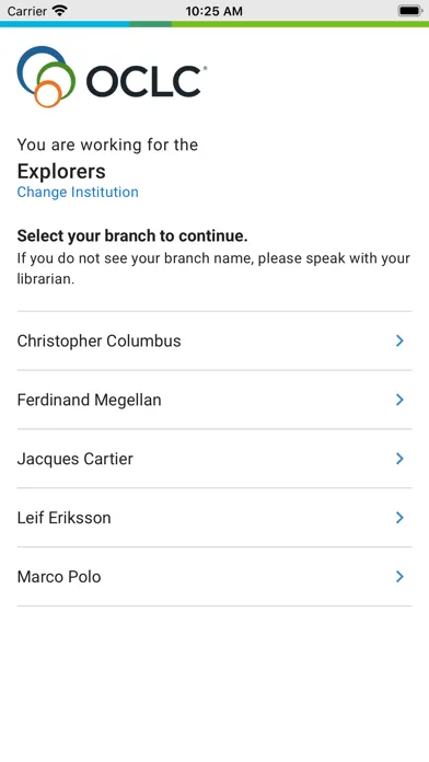 Screenshot di Digby® by OCLC®