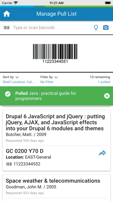 Screenshot di Digby® by OCLC®