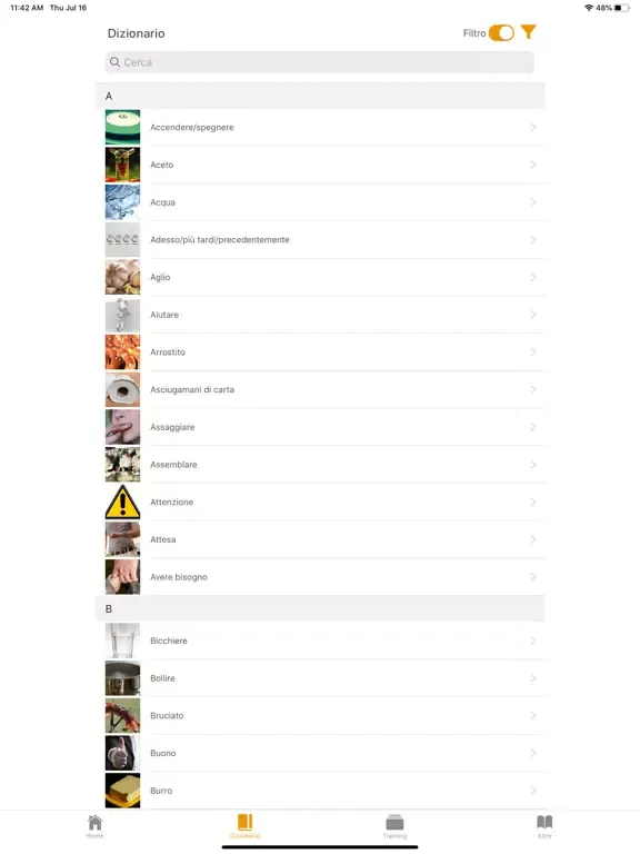 Capturas de tela do SWING Culinaria (Italiano) iPad 