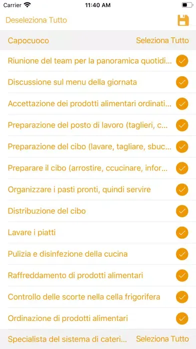 Capturas de tela do SWING Culinaria (Italiano)