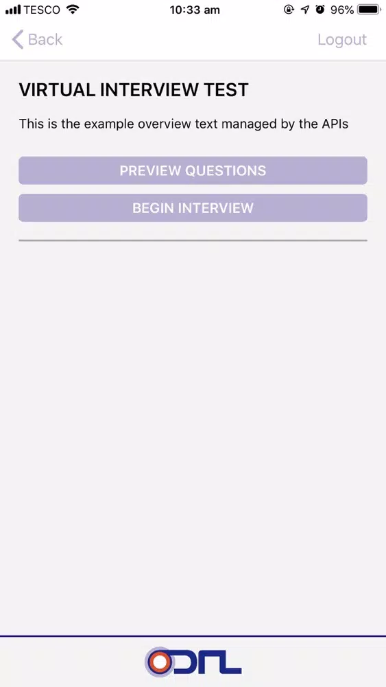 ODRL Interviewer应用截图
