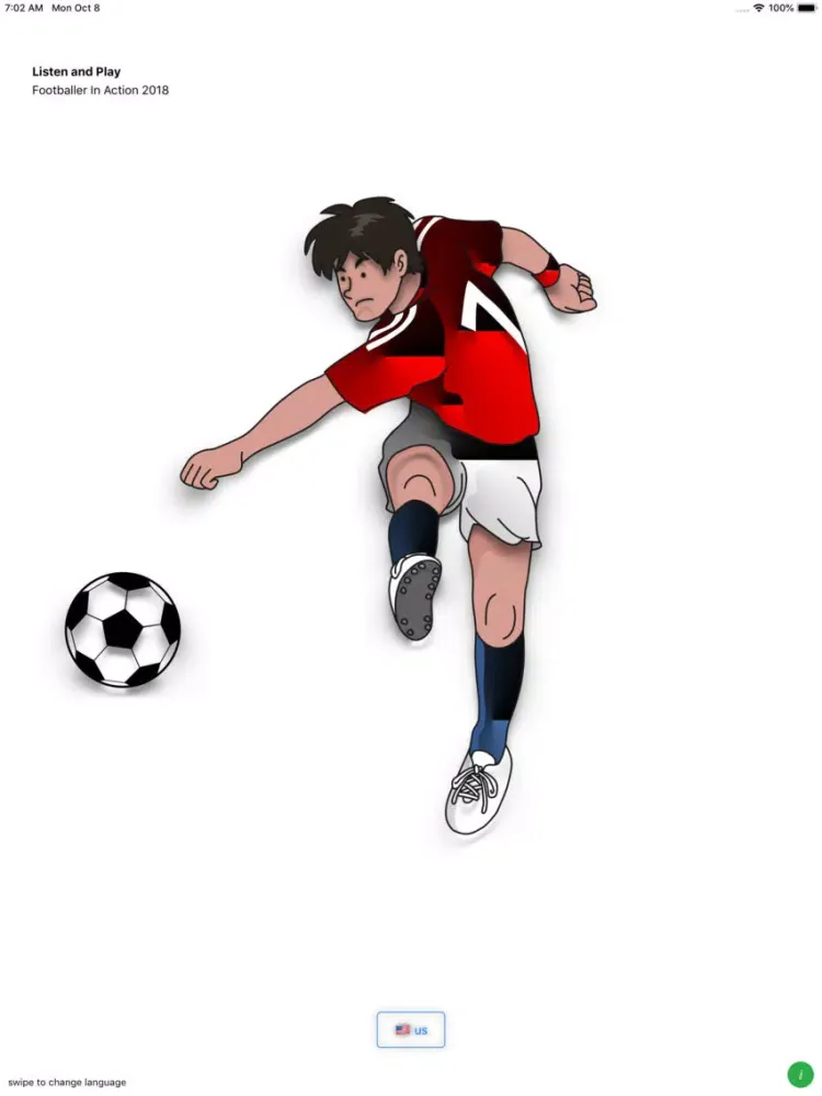 Footballer In Action 2018 iPad  سکرین شاٹس