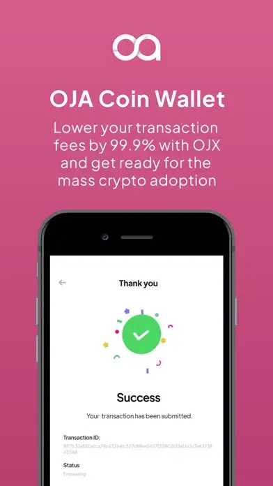 Скриншоты OJA Coin (OJX) Wallet