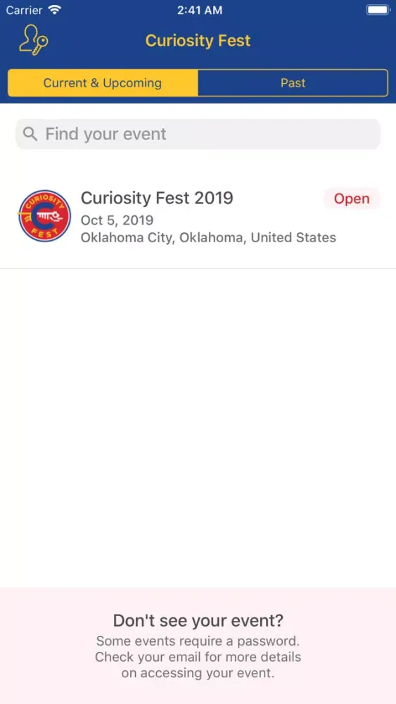Curiosity Fest スクリーンショット