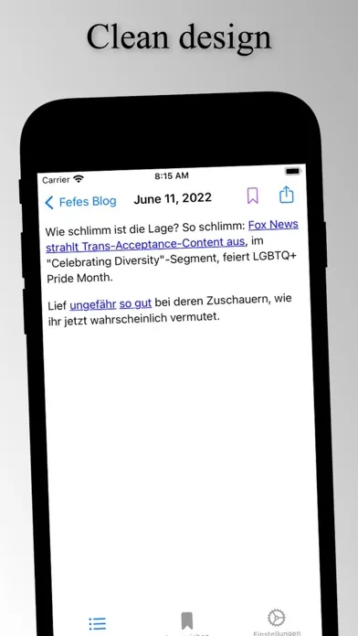 Fefe Blog Reader应用截图