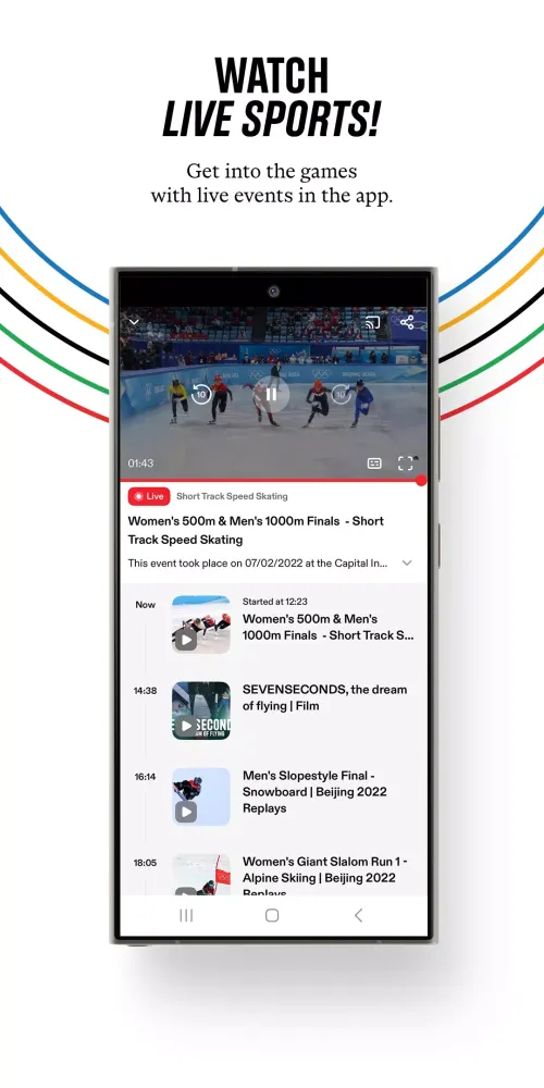 Captures d'écran de Olympics