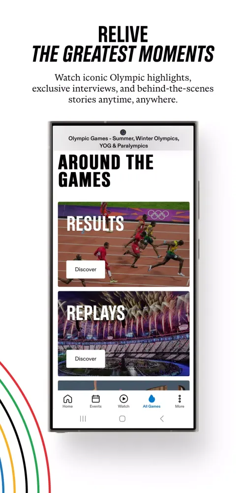 Captures d'écran de Olympics