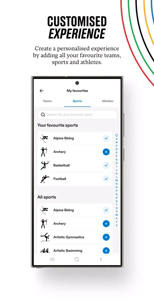 Captures d'écran de Olympics